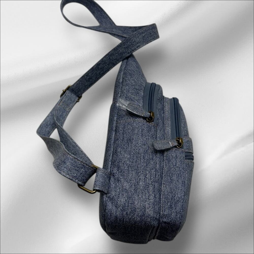 MULTISAC Blue Jean Denim CASPER SLING Bag - Picture 4 of 5